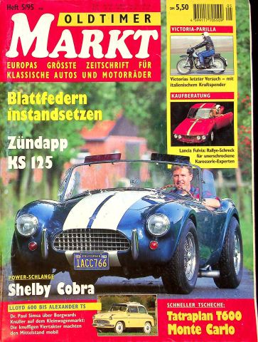 Deckblatt Oldtimer Markt (05/1995)
